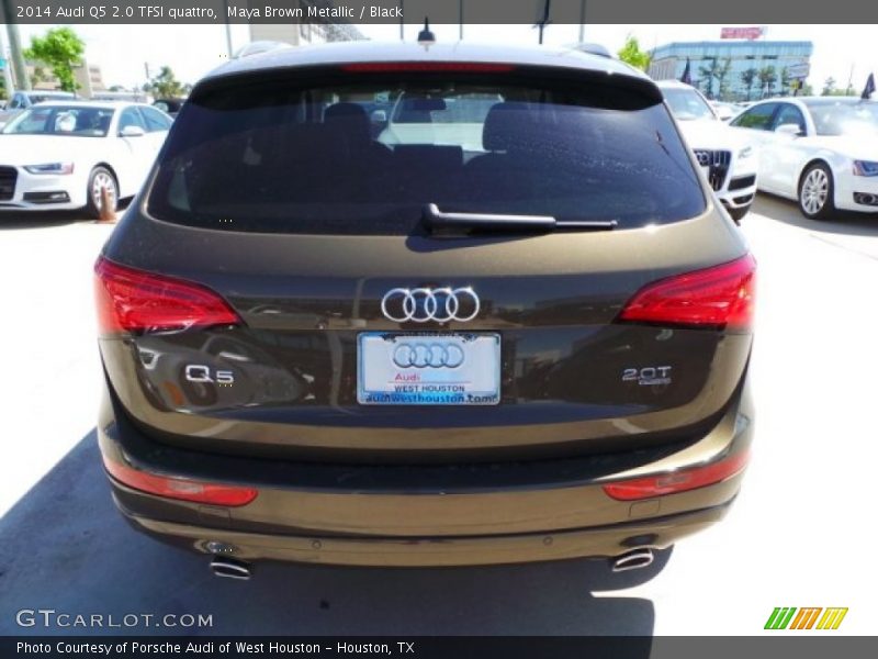 Maya Brown Metallic / Black 2014 Audi Q5 2.0 TFSI quattro