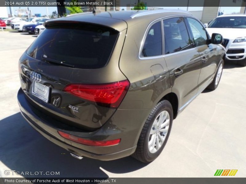 Maya Brown Metallic / Black 2014 Audi Q5 2.0 TFSI quattro