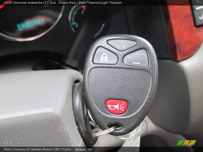 Victory Red / Dark Titanium/Light Titanium 2008 Chevrolet Avalanche LTZ 4x4