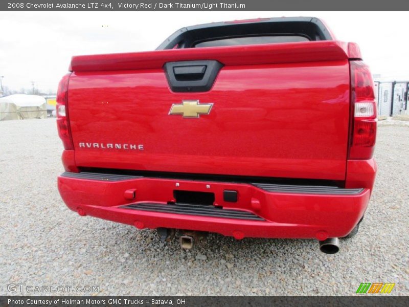 Victory Red / Dark Titanium/Light Titanium 2008 Chevrolet Avalanche LTZ 4x4