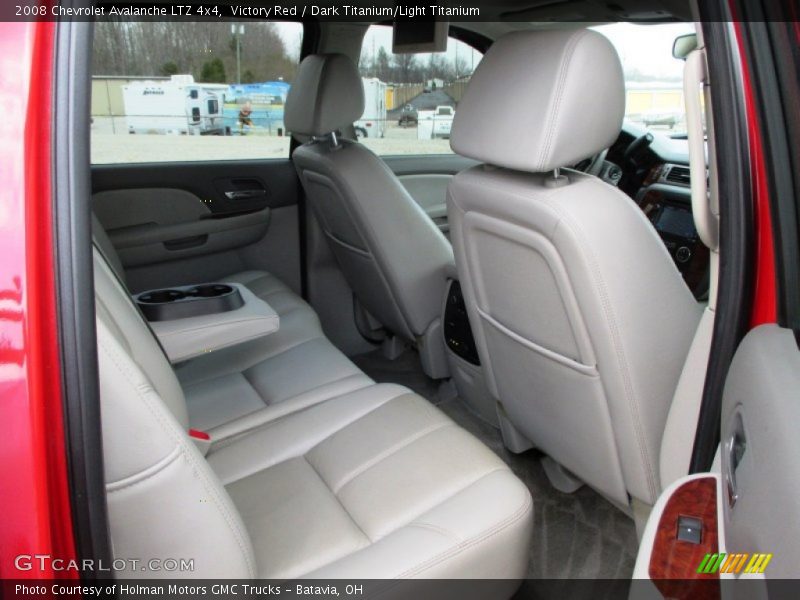 Victory Red / Dark Titanium/Light Titanium 2008 Chevrolet Avalanche LTZ 4x4