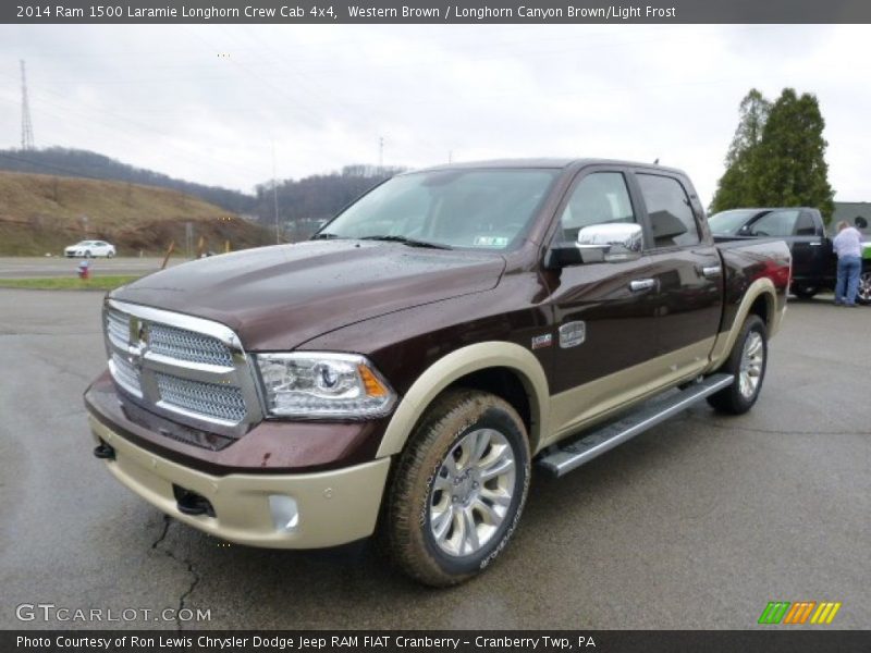 Western Brown / Longhorn Canyon Brown/Light Frost 2014 Ram 1500 Laramie Longhorn Crew Cab 4x4