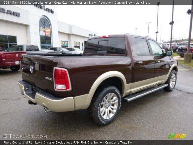 Western Brown / Longhorn Canyon Brown/Light Frost 2014 Ram 1500 Laramie Longhorn Crew Cab 4x4