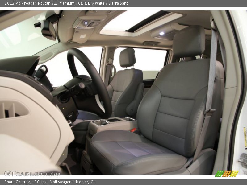 Front Seat of 2013 Routan SEL Premium