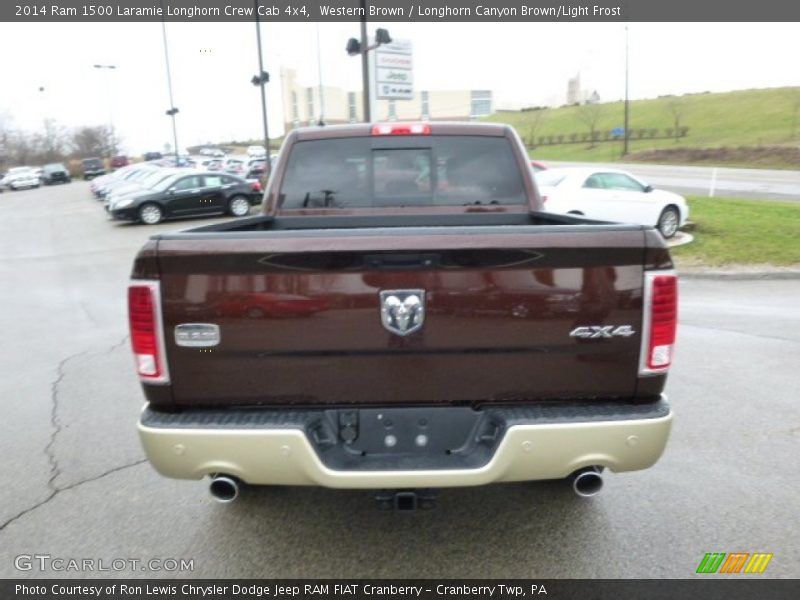 Western Brown / Longhorn Canyon Brown/Light Frost 2014 Ram 1500 Laramie Longhorn Crew Cab 4x4