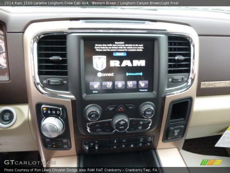 Western Brown / Longhorn Canyon Brown/Light Frost 2014 Ram 1500 Laramie Longhorn Crew Cab 4x4
