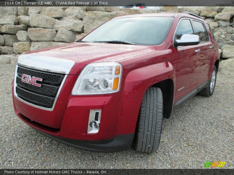 Crystal Red Tintcoat / Jet Black 2014 GMC Terrain SLE AWD