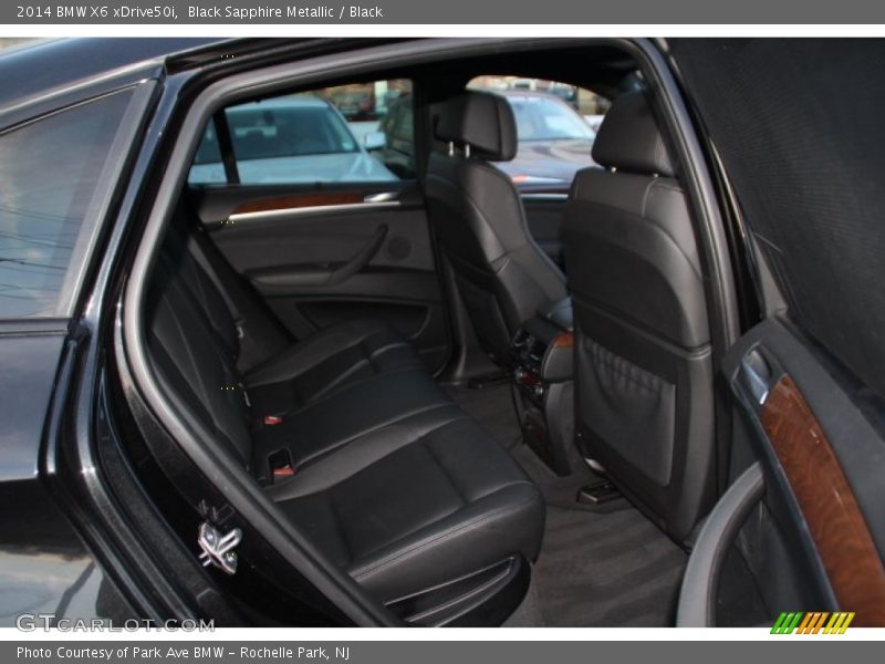 Black Sapphire Metallic / Black 2014 BMW X6 xDrive50i