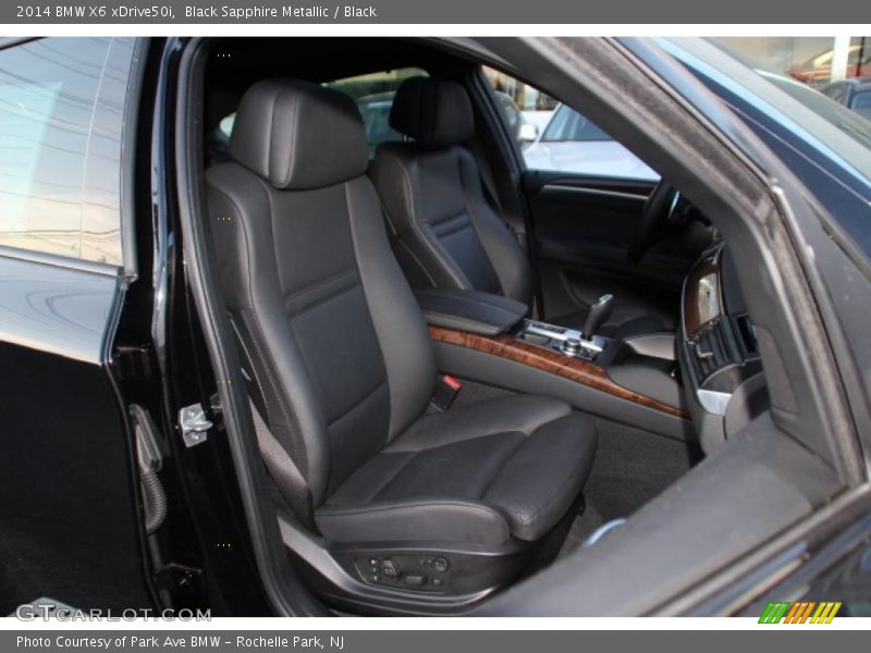 Black Sapphire Metallic / Black 2014 BMW X6 xDrive50i