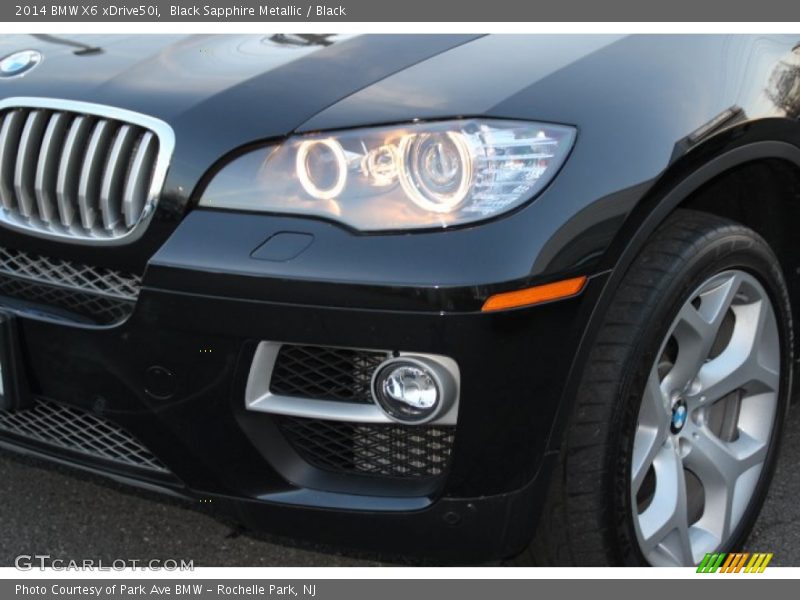 Black Sapphire Metallic / Black 2014 BMW X6 xDrive50i