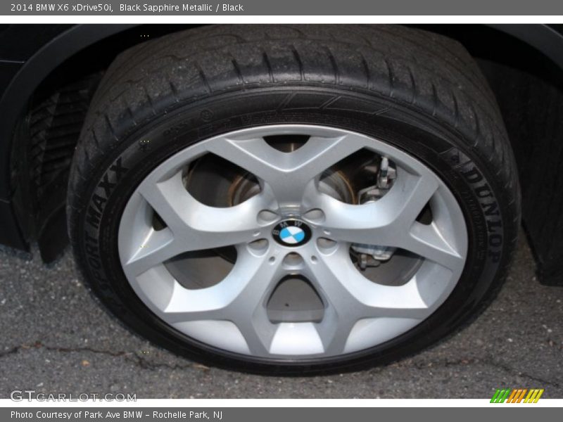 Black Sapphire Metallic / Black 2014 BMW X6 xDrive50i