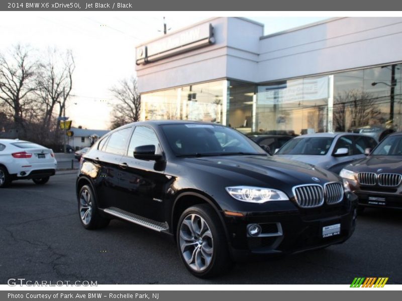 Jet Black / Black 2014 BMW X6 xDrive50i