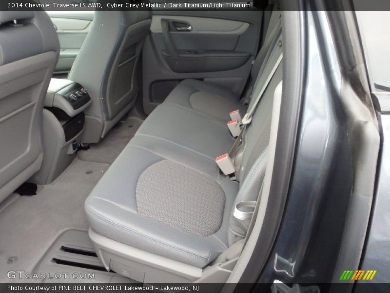 Cyber Grey Metallic / Dark Titanium/Light Titanium 2014 Chevrolet Traverse LS AWD