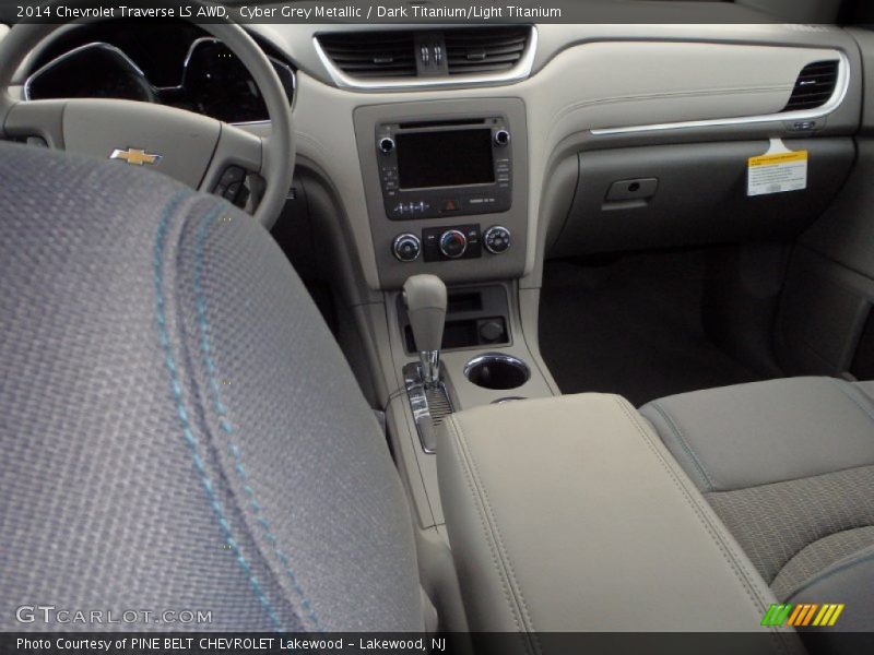 Cyber Grey Metallic / Dark Titanium/Light Titanium 2014 Chevrolet Traverse LS AWD