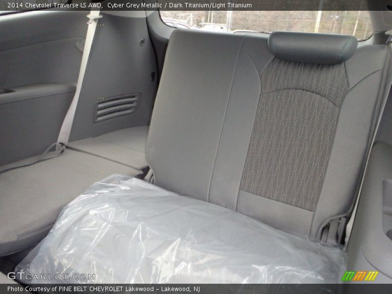 Cyber Grey Metallic / Dark Titanium/Light Titanium 2014 Chevrolet Traverse LS AWD