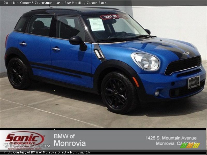 Laser Blue Metallic / Carbon Black 2011 Mini Cooper S Countryman