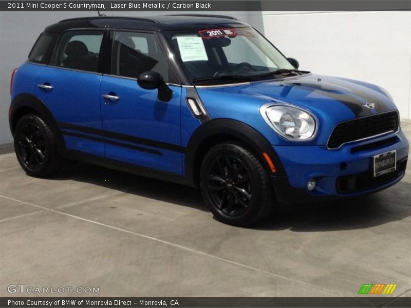 Laser Blue Metallic / Carbon Black 2011 Mini Cooper S Countryman