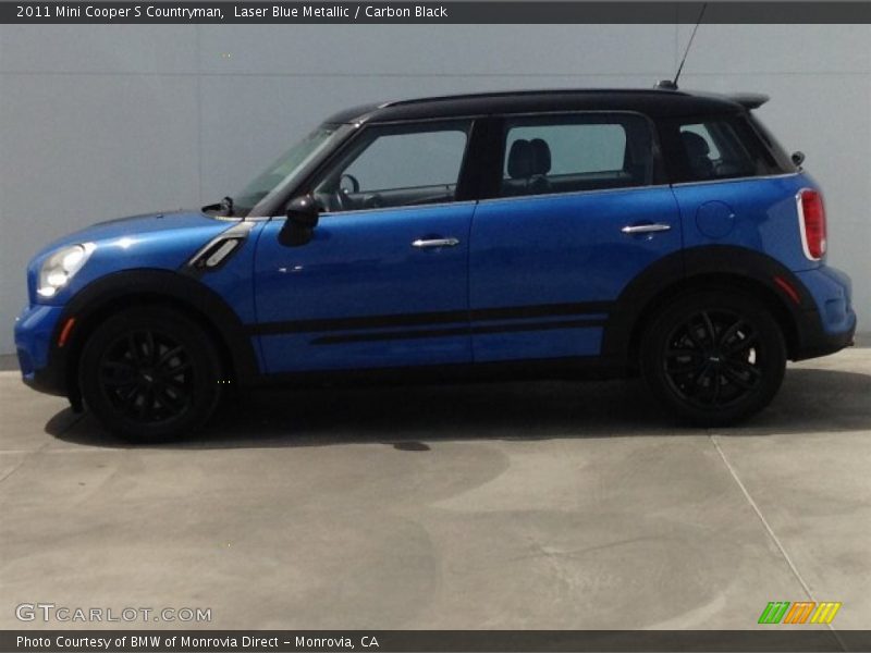 Laser Blue Metallic / Carbon Black 2011 Mini Cooper S Countryman