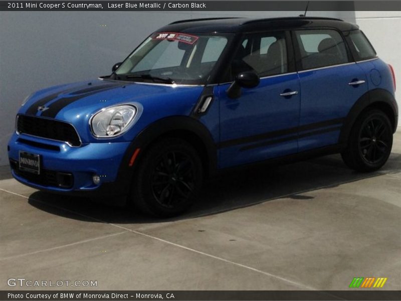 Laser Blue Metallic / Carbon Black 2011 Mini Cooper S Countryman