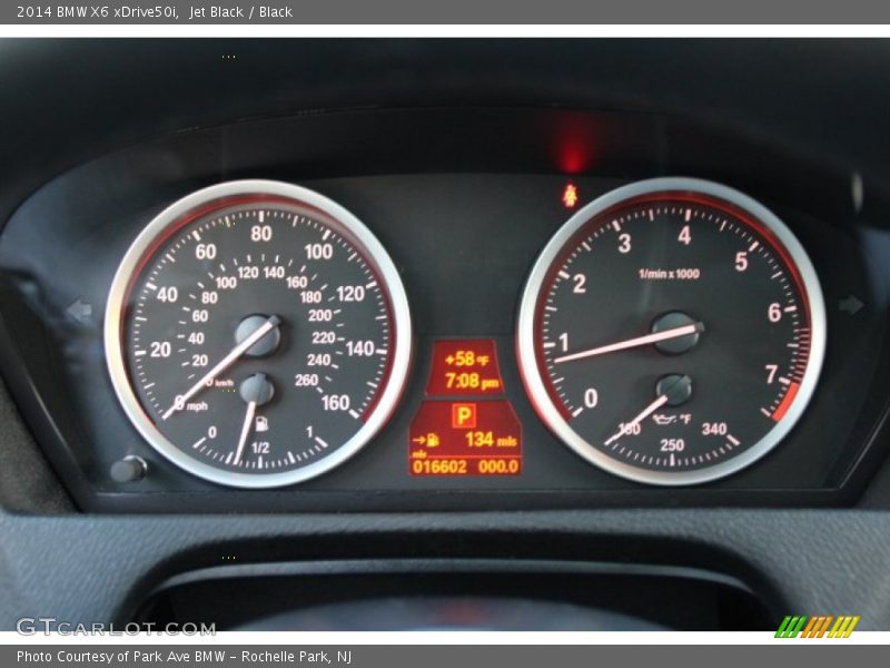  2014 X6 xDrive50i xDrive50i Gauges