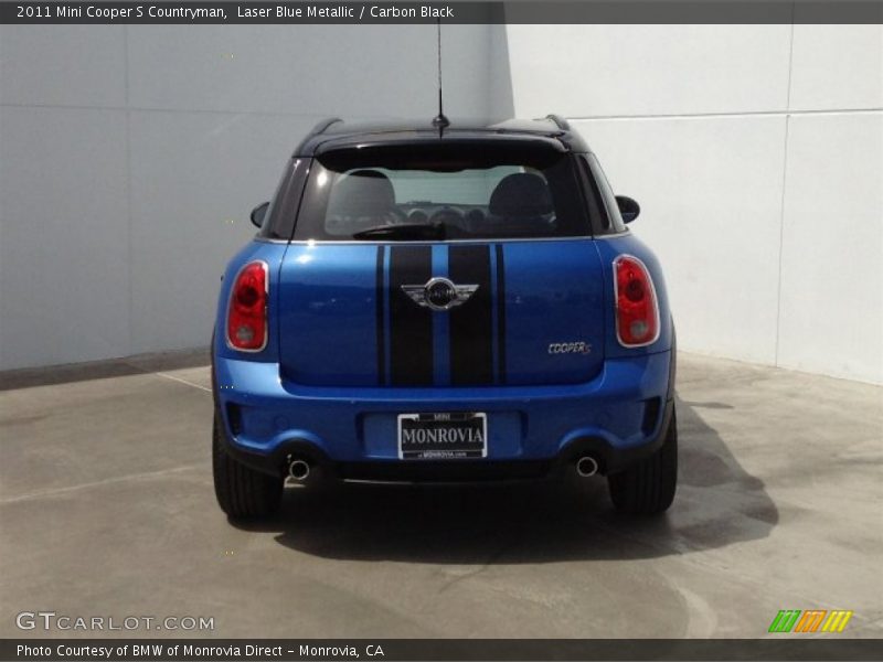 Laser Blue Metallic / Carbon Black 2011 Mini Cooper S Countryman
