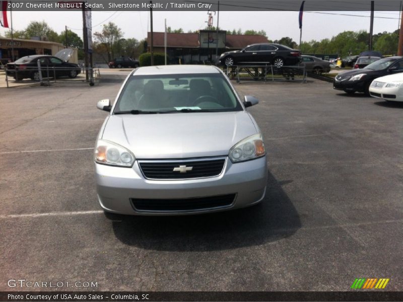 Silverstone Metallic / Titanium Gray 2007 Chevrolet Malibu LT Sedan