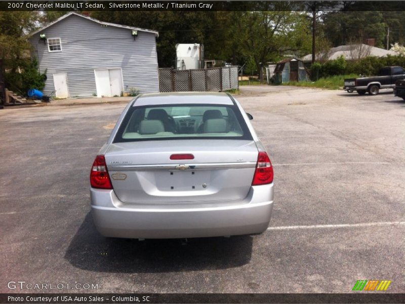 Silverstone Metallic / Titanium Gray 2007 Chevrolet Malibu LT Sedan