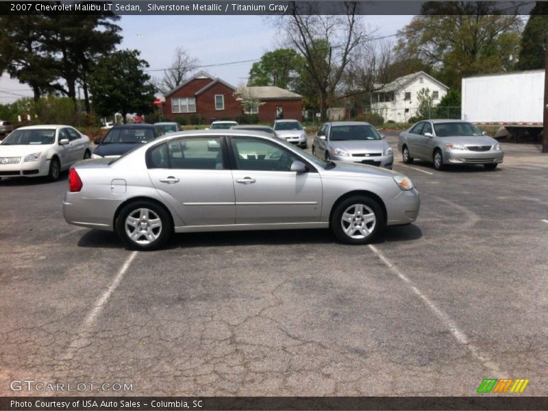 Silverstone Metallic / Titanium Gray 2007 Chevrolet Malibu LT Sedan