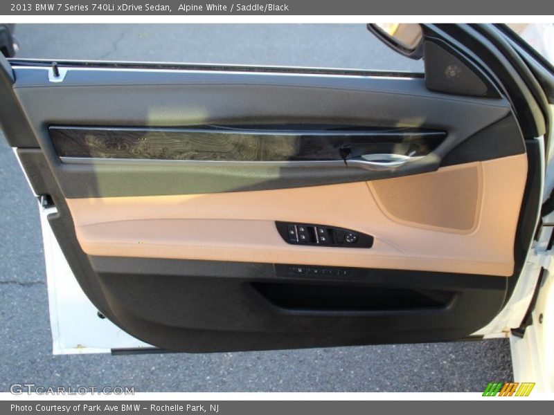 Alpine White / Saddle/Black 2013 BMW 7 Series 740Li xDrive Sedan