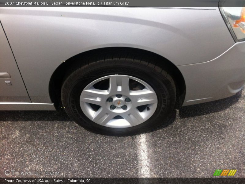 Silverstone Metallic / Titanium Gray 2007 Chevrolet Malibu LT Sedan