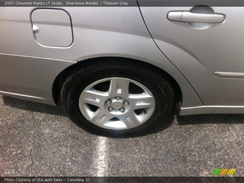 Silverstone Metallic / Titanium Gray 2007 Chevrolet Malibu LT Sedan