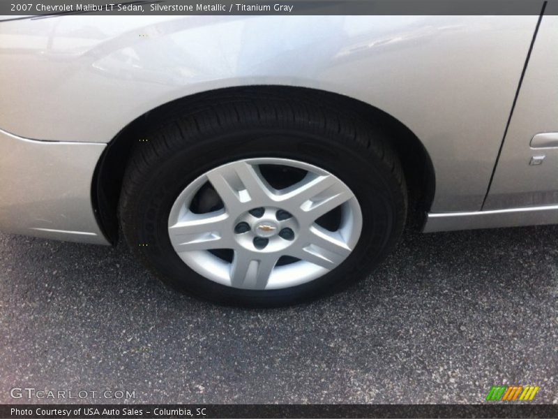 Silverstone Metallic / Titanium Gray 2007 Chevrolet Malibu LT Sedan