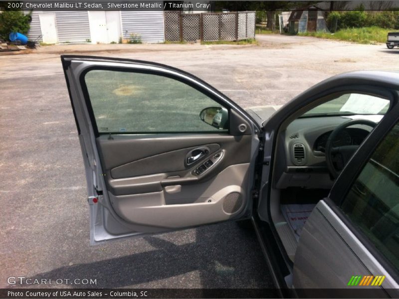 Silverstone Metallic / Titanium Gray 2007 Chevrolet Malibu LT Sedan