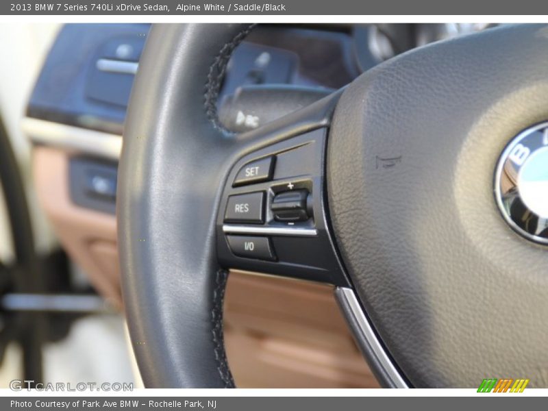 Alpine White / Saddle/Black 2013 BMW 7 Series 740Li xDrive Sedan