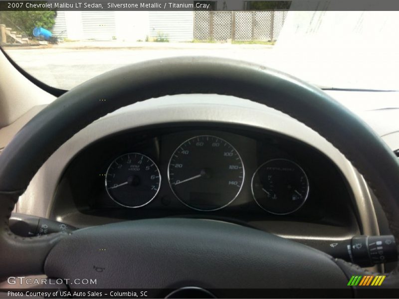 Silverstone Metallic / Titanium Gray 2007 Chevrolet Malibu LT Sedan