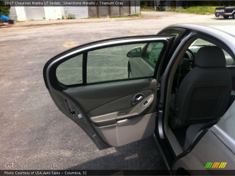 Silverstone Metallic / Titanium Gray 2007 Chevrolet Malibu LT Sedan