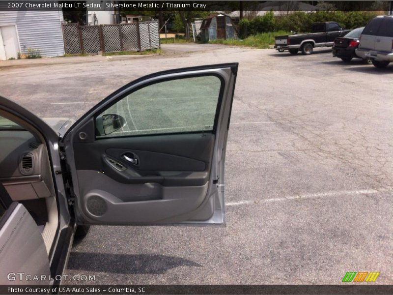Silverstone Metallic / Titanium Gray 2007 Chevrolet Malibu LT Sedan