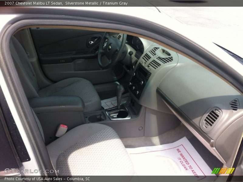 Silverstone Metallic / Titanium Gray 2007 Chevrolet Malibu LT Sedan