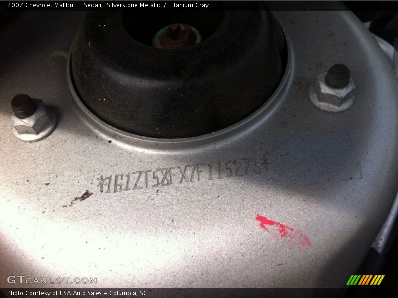 Silverstone Metallic / Titanium Gray 2007 Chevrolet Malibu LT Sedan