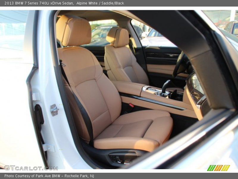 Alpine White / Saddle/Black 2013 BMW 7 Series 740Li xDrive Sedan