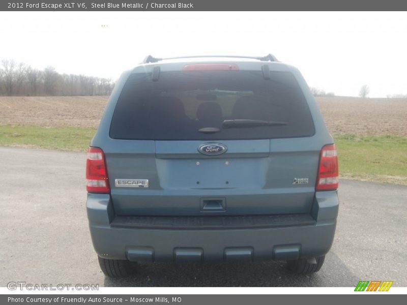 Steel Blue Metallic / Charcoal Black 2012 Ford Escape XLT V6