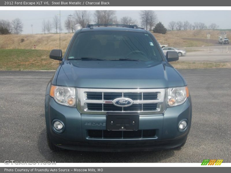 Steel Blue Metallic / Charcoal Black 2012 Ford Escape XLT V6