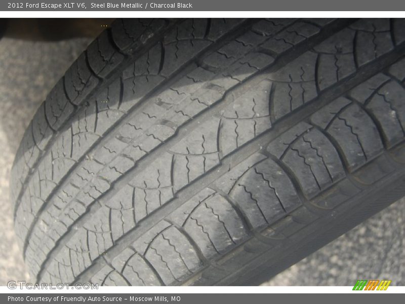 Steel Blue Metallic / Charcoal Black 2012 Ford Escape XLT V6