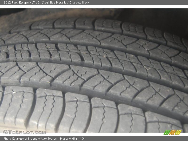 Steel Blue Metallic / Charcoal Black 2012 Ford Escape XLT V6