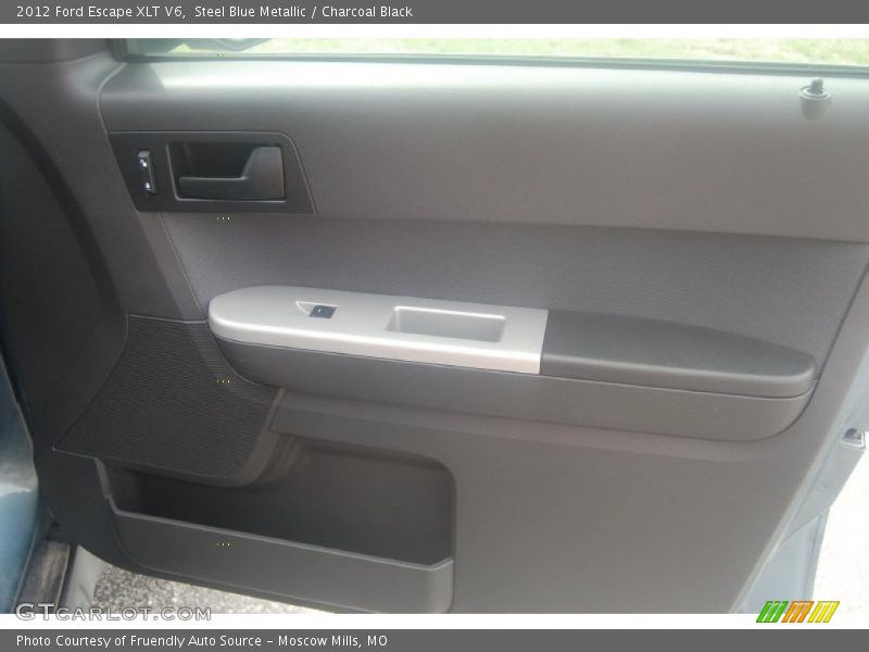 Steel Blue Metallic / Charcoal Black 2012 Ford Escape XLT V6