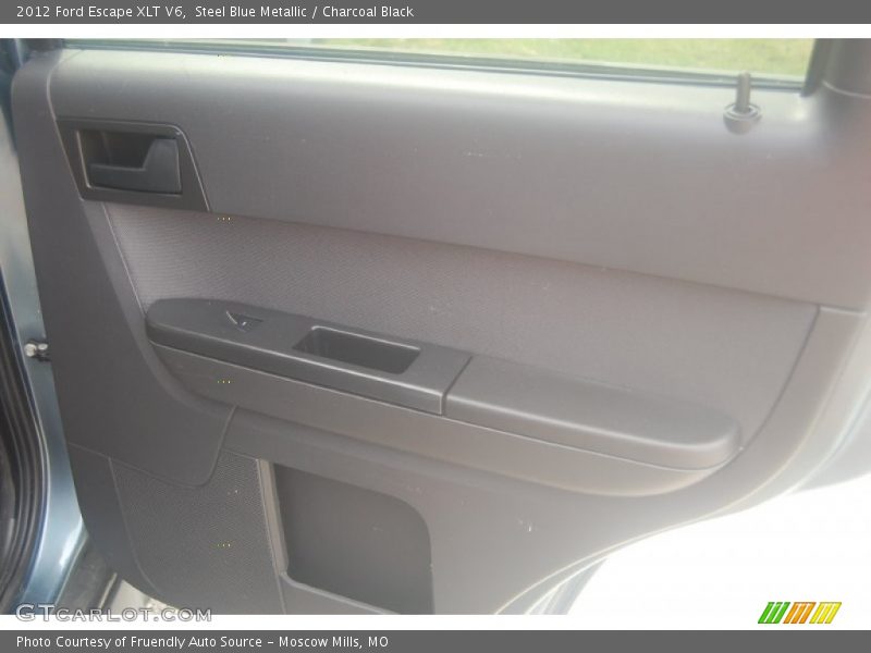 Steel Blue Metallic / Charcoal Black 2012 Ford Escape XLT V6