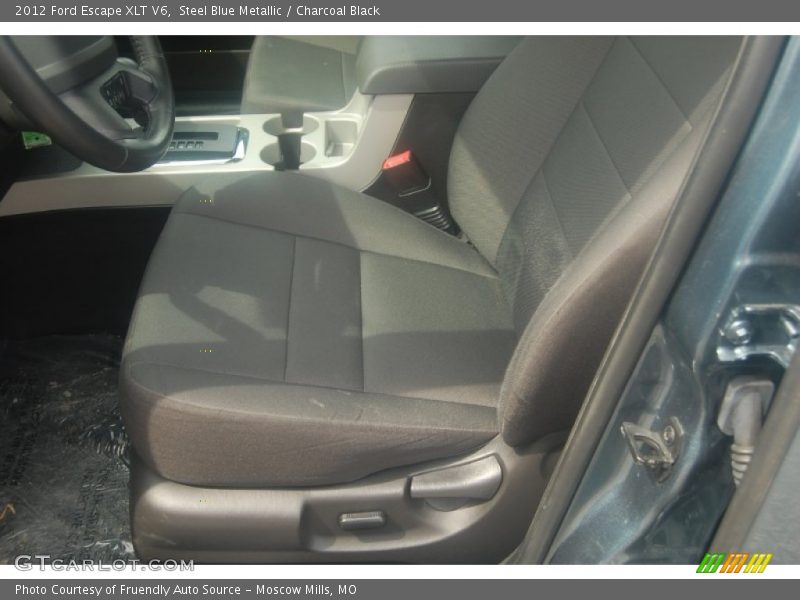 Steel Blue Metallic / Charcoal Black 2012 Ford Escape XLT V6