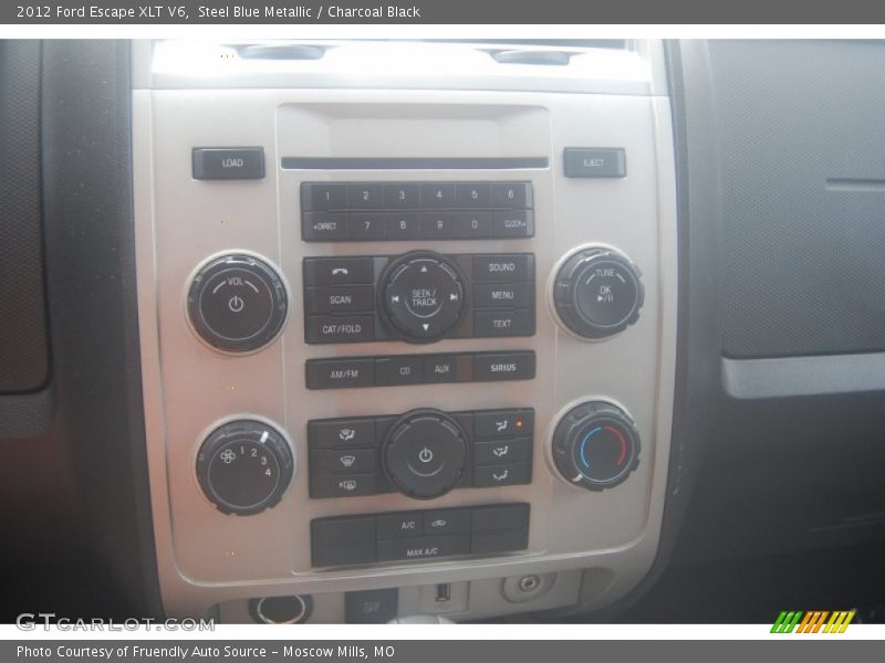 Steel Blue Metallic / Charcoal Black 2012 Ford Escape XLT V6