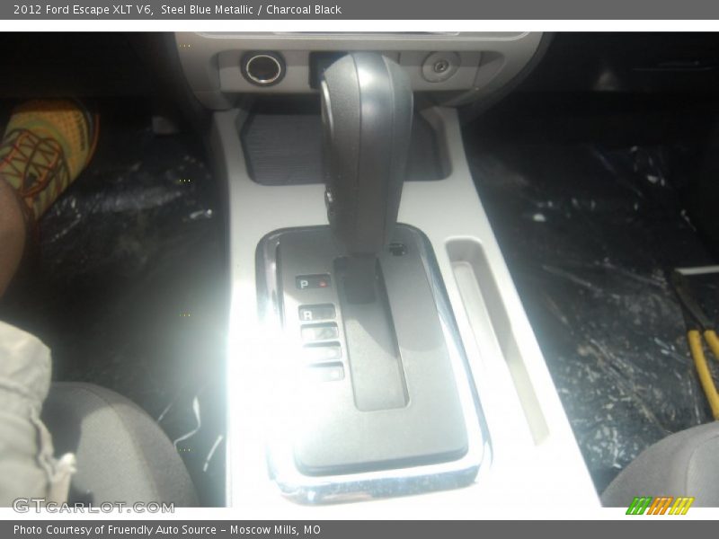 Steel Blue Metallic / Charcoal Black 2012 Ford Escape XLT V6