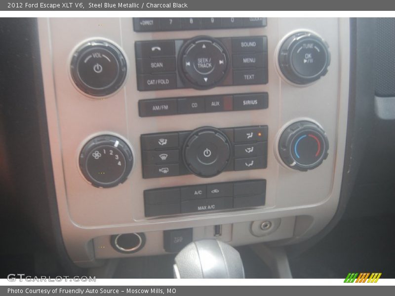 Steel Blue Metallic / Charcoal Black 2012 Ford Escape XLT V6